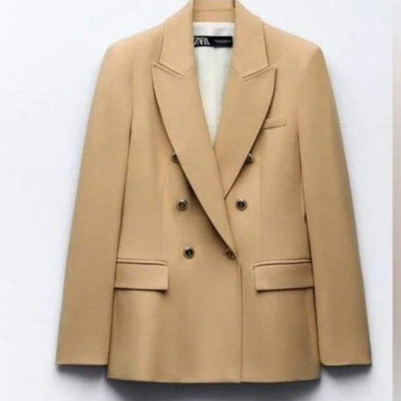 Zara  double breasted blazer M - Picture 3 of 6